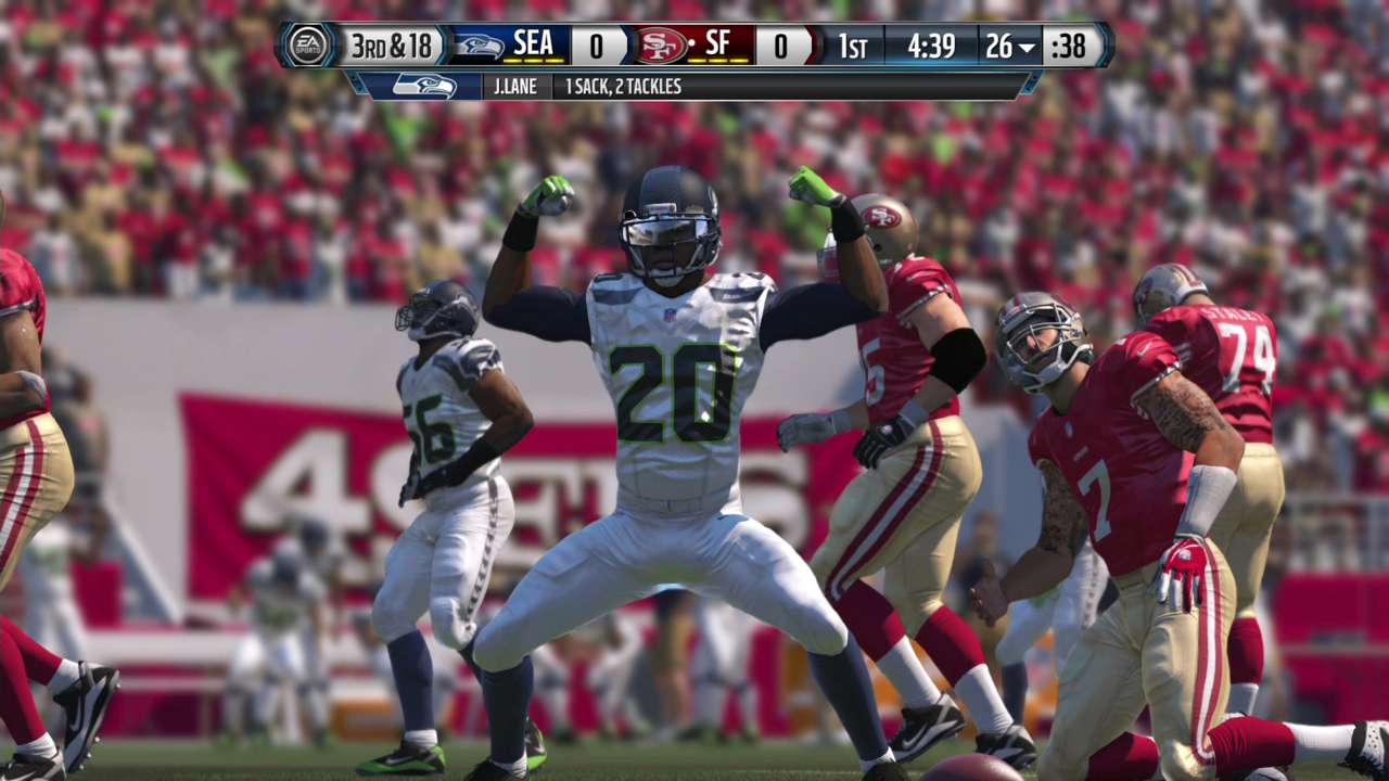 《麦登橄榄球16》GOD版XBOX360版 游戏截图 3